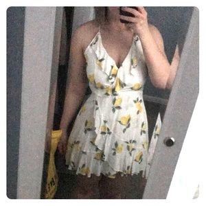 F21 lemon dress